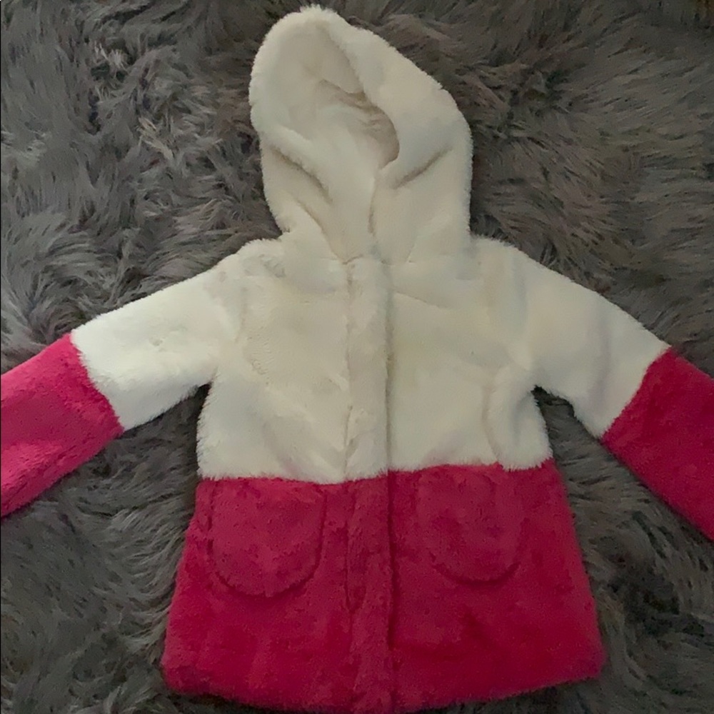 Girls fur coat
